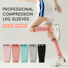 Load image into Gallery viewer, 1 Pair Professional Gym Calf Sleeves Sweat-Wicking And Breathable Fatigue Relief Pressurized Leg Covers For Running Cycling Fitness