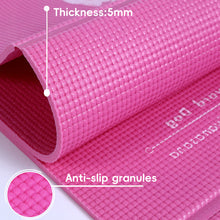Load image into Gallery viewer, 173*61*0.5CM Portable Foldable Yoga Mat Anti-Slip Shock-Absorbing Mat For Fitness Camping And Rest