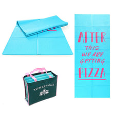 Load image into Gallery viewer, 173*61*0.5CM Portable Foldable Yoga Mat Anti-Slip Shock-Absorbing Mat For Fitness Camping And Rest