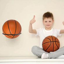 Load image into Gallery viewer, 1PC Wall-Mounted Basketball And Football Display Stand Thickened Ironwork Multi-Ball Storage Rack Screw Installation Bracket