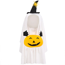 Load image into Gallery viewer, Halloween Ghost Dog Costume Hat & Cloak with Candy Bag Spooky Cute Breathable Trick or Treat Pet Costume Photo Prop Pet Cosplay Gear