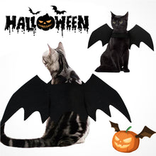Load image into Gallery viewer, Cute Halloween Bat Cape for Dogs Cats Vampire Cape Cat Costume Spooky Party Pet Cosplay Transform Outfit Halloween Pet cat/Big Dog Accessory