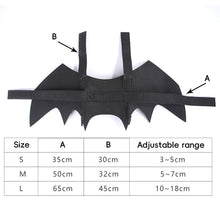 Load image into Gallery viewer, Cute Halloween Bat Cape for Dogs Cats Vampire Cape Cat Costume Spooky Party Pet Cosplay Transform Outfit Halloween Pet cat/Big Dog Accessory