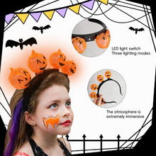 Load image into Gallery viewer, Halloween Horror Props Party Headband Shine Horror Head Buckle Halloween Decoration Funny Props Headdress Masquerade Mischief Party Decor