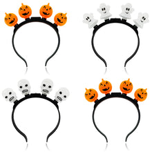 Load image into Gallery viewer, Halloween Horror Props Party Headband Shine Horror Head Buckle Halloween Decoration Funny Props Headdress Masquerade Mischief Party Decor