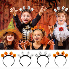 Load image into Gallery viewer, Halloween Horror Props Party Headband Shine Horror Head Buckle Halloween Decoration Funny Props Headdress Masquerade Mischief Party Decor