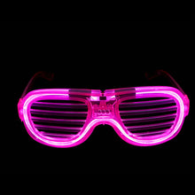 Load image into Gallery viewer, Halloween Light Up LED Glasses Rave Party Flash Heart Festival Accessories Night Party Glow in the Dark Electronic Rave Gear Photography Props