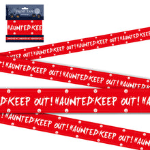 Load image into Gallery viewer, Halloween Warning Tape Caution Barrier Festival Warning Streamer Spooky Party Haunted House Outdoor Porch Yard Halloween Decoration Supplies