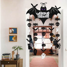 Load image into Gallery viewer, Seasonal Halloween Bat Hanger Cardstock Festive Ornament Indoor and Outdoor Halloween Accessory Halloween Gift Idea