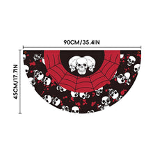 Load image into Gallery viewer, Fan-Shaped Halloween Banner 45x90cm Polyester Spooky Party Courtyard Fence Porch Ghost Pumpkin Banner Hang Halloween Flag Decorations