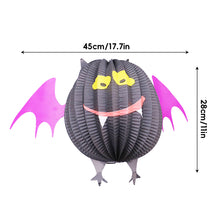Load image into Gallery viewer, Halloween Hanging Decor Ghost Witch Spider Pumpkin Paper Lanterns DIY Halloween Hanging Crafts Halloween Porch Ceiling Hangings