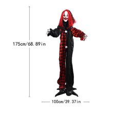 Load image into Gallery viewer, Automatic Halloween Jump Scare Ghost Motion Sound Activated Big Hanging Electric Halloween Decor Screaming Hanging Ghost Prop with Sensor