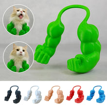 Load image into Gallery viewer, Creative 3D Printed Giant Arm for Pets Funny Dog Arm Accessory Silly Cosplay Halloween Costume Strongest Avenger Pet Arm Gag Gift for Pet Lovers