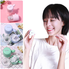 Load image into Gallery viewer, Contact Lens Washer Cartoon Cactus Contact Lenses Cleaning Tools Colored Contact Lens Cleaner Stretch Manual Cleaner