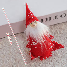 Load image into Gallery viewer, Wool Felt Christmas Pendants Hand Sewing Felt Snowmen Xmas Tree Wreath Socks Gloves Hanging Ornaments Party Decor