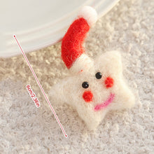 Load image into Gallery viewer, Wool Felt Christmas Pendants Hand Sewing Felt Snowmen Xmas Tree Wreath Socks Gloves Hanging Ornaments Party Decor