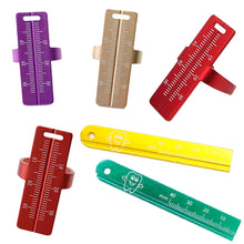 Load image into Gallery viewer, Dental Endo Rulers Span Measure Scale Endodontic Finger Rulers Dentist Tools Materials Aluminium Endo Ruler Dental Tools