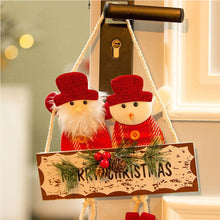 Load image into Gallery viewer, Christmas Decorations Snowmen Elderly People Reindeer Door Hanging Ornaments Window Displays Indoor Scene Layout Hanging Ornaments