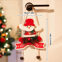 Load image into Gallery viewer, Christmas Decorations Snowmen Elderly People Reindeer Door Hanging Ornaments Window Displays Indoor Scene Layout Hanging Ornaments