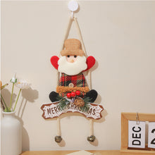 Load image into Gallery viewer, Christmas Decorations Snowmen Elderly People Reindeer Door Hanging Ornaments Window Displays Indoor Scene Layout Hanging Ornaments