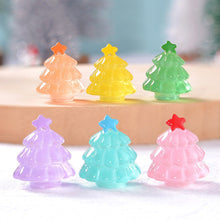 Load image into Gallery viewer, Micro Landscape Creative Night Light Christmas Tree Making Snow Scenery DIY Decoration Accessories Miniature Small Ornaments