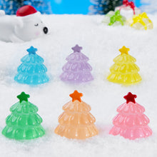 Load image into Gallery viewer, Micro Landscape Creative Night Light Christmas Tree Making Snow Scenery DIY Decoration Accessories Miniature Small Ornaments