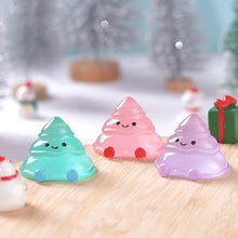 Load image into Gallery viewer, Christmas Cute Luminous Melted Christmas Tree Resin Small Accessory DIY Micro Landscape Snow Landscape Mini Ornament