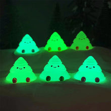 Load image into Gallery viewer, Christmas Cute Luminous Melted Christmas Tree Resin Small Accessory DIY Micro Landscape Snow Landscape Mini Ornament