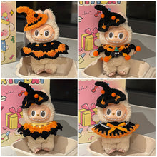 Load image into Gallery viewer, Miniature Halloween Hand-knitted Doll Costume with Hat for 17cm Labubu Dolls Cute DIY Doll Clothes Lovely Outfit Gifts for Girls Friends