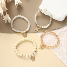 Load image into Gallery viewer, Bohemian Beaded Bracelet Stretch Elastic Ethnic Tribal Stacking Bracelets Set Festival Accessories