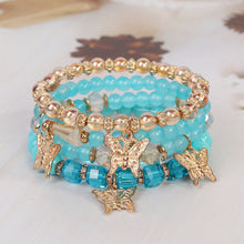 Load image into Gallery viewer, Bohemian Beaded Bracelet Stretch Elastic Ethnic Tribal Stacking Bracelets Set Festival Accessories