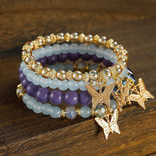 Load image into Gallery viewer, Bohemian Beaded Bracelet Stretch Elastic Ethnic Tribal Stacking Bracelets Set Festival Accessories