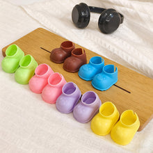 Load image into Gallery viewer, For 17cm Labubu Dolls Plastic Shoes 8 Colors Optional Bear Head Boots Toys Casual Sports Shoes Dolls Accessories DIY Doll Toys