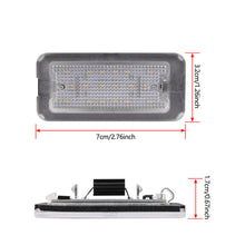 Load image into Gallery viewer, Car LED License Plate Light for Fiat 500/Abarth 500C 2007-2016 Replacement Number Plate Lamp Canbus Error-Free Bulbs