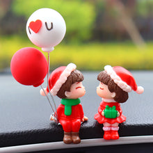 Load image into Gallery viewer, Car Couples Action Figurines Interior Decoration Ornaments Anime Auto Interior Center Console Dashboard Christmas Decoration