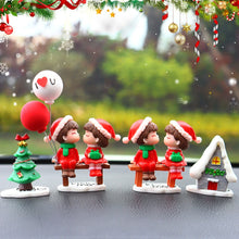 Load image into Gallery viewer, Car Couples Action Figurines Interior Decoration Ornaments Anime Auto Interior Center Console Dashboard Christmas Decoration
