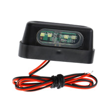 Load image into Gallery viewer, Universal 12V 4LED Motorcycle License Plate Light Rear License Plate Light With Emark Rear Tail Lamp Indicators