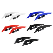 Load image into Gallery viewer, 2Pcs Large Motorcycle Winglet Aerodynamic Spoiler Dynamic Wing Decoration Sticker Carbon fiber For Motorcycles E-bikes Scooters Etc