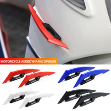 Load image into Gallery viewer, 2Pcs Large Motorcycle Winglet Aerodynamic Spoiler Dynamic Wing Decoration Sticker Carbon fiber For Motorcycles E-bikes Scooters Etc
