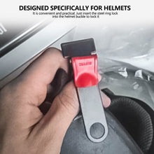 Load image into Gallery viewer, 2Pcs Motorcycle Helmet Lock Buckle Anti-theft Quick Release Fastener Secure Connector Motorcycle E-bikes Scooters Accessories
