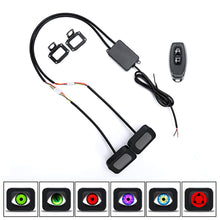 Load image into Gallery viewer, Motorcycle Rearview Mirror LED Dynamic Devil Eye Light Demon Eye Light Waterproof Motorbike Bike Decorative Retrofit Kits