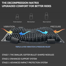 Load image into Gallery viewer, Soft Silicone Motorcycle Rear Seat Cushion Cover Seat Protector Covers Breathable Sunscreen Scooter Seat Covers