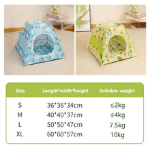 Load image into Gallery viewer, Pet Tent Bed Puppy Dogs Tent House Four Seasons General Pet House Puppy Dogs Cats Bed Pet Supplies Summer Dog House Pet Products