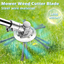 Load image into Gallery viewer, 6-Inch Replacement Grass String Trimmer Head Electric Grass Brush Cutter Attachment DIY Outdoor Lawn Care Garden Land Reclamation Tool Accessory
