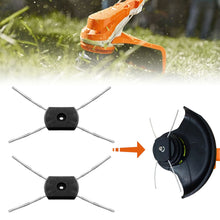 Load image into Gallery viewer, 21V Electric Weed Eater Trimmer Head Brush Grass Cutter Head Attachment DIY Garden Lawn Care Edge & Trim Gardening Lithium-ion Trimmer Accessory