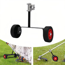 Load image into Gallery viewer, Adjustable Lawn Mower Support Wheel Kit Fits 26/28mm Tube Effortless Rolling Grass Cutter Auxiliary Wheel For Easy Lawn Care Mower Upgrade Part Garden Tool Accessory
