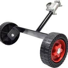 Load image into Gallery viewer, Adjustable Lawn Mower Support Wheel Kit Fits 26/28mm Tube Effortless Rolling Grass Cutter Auxiliary Wheel For Easy Lawn Care Mower Upgrade Part Garden Tool Accessory