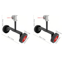 Load image into Gallery viewer, Adjustable Lawn Mower Support Wheel Kit Fits 26/28mm Tube Effortless Rolling Grass Cutter Auxiliary Wheel For Easy Lawn Care Mower Upgrade Part Garden Tool Accessory