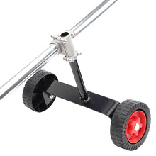Load image into Gallery viewer, Adjustable Lawn Mower Support Wheel Kit Fits 26/28mm Tube Effortless Rolling Grass Cutter Auxiliary Wheel For Easy Lawn Care Mower Upgrade Part Garden Tool Accessory