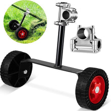 Load image into Gallery viewer, Adjustable Lawn Mower Support Wheel Kit Fits 26/28mm Tube Effortless Rolling Grass Cutter Auxiliary Wheel For Easy Lawn Care Mower Upgrade Part Garden Tool Accessory